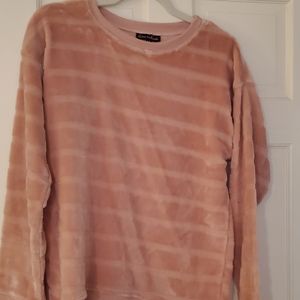 Alison Andrews pink chenille top